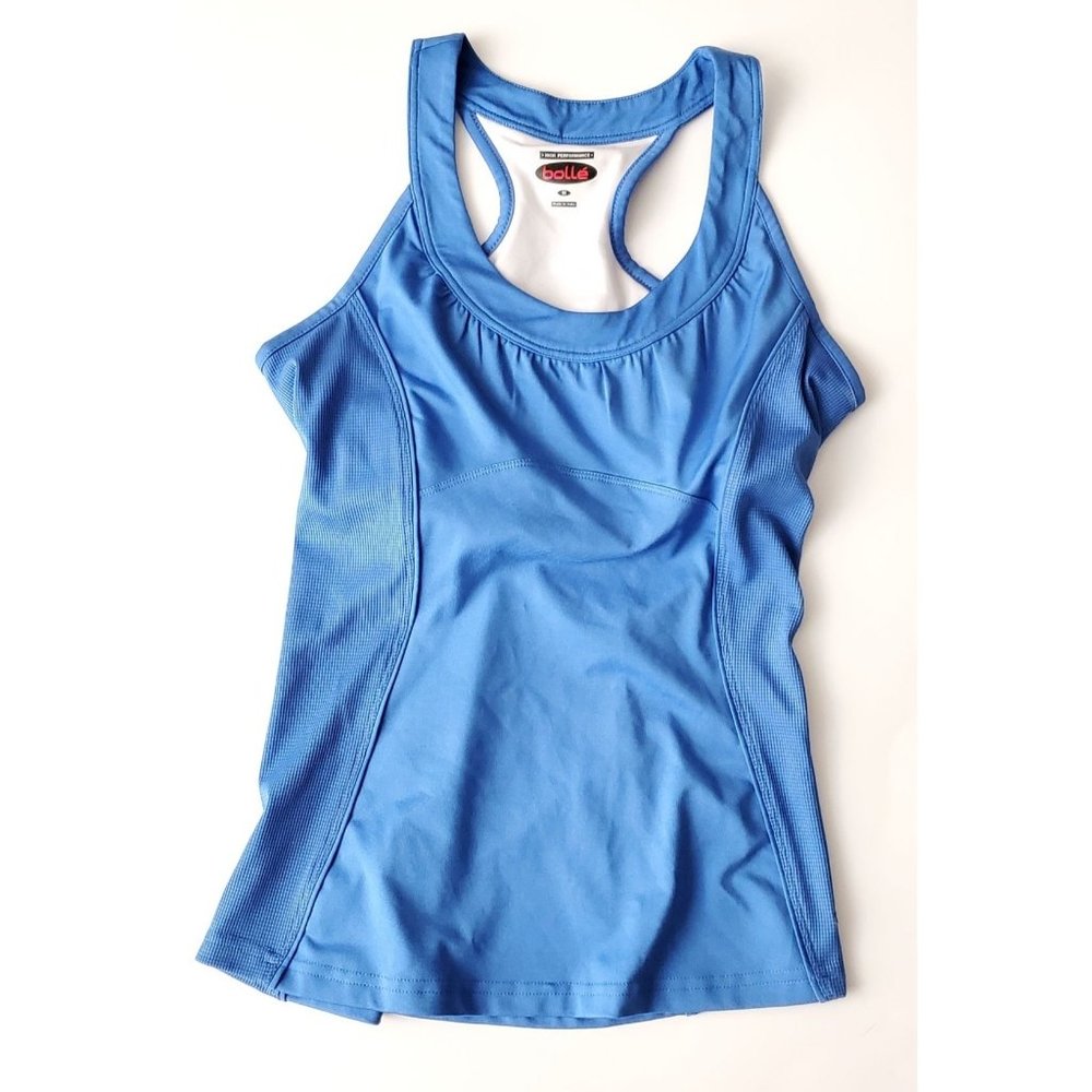 Women's Bolle Workout Tennis Tank Built in Bra Sz M